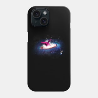 The hunt for the pink whale Phone Case