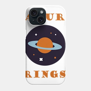 saturn  rings Phone Case