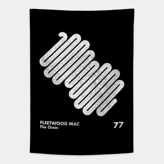 Fleetwood Mac / The Chain / Minimal Graphic Design Tribute Tapestry by saudade