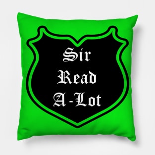 Sir Read-A-Lot Emblem Pillow