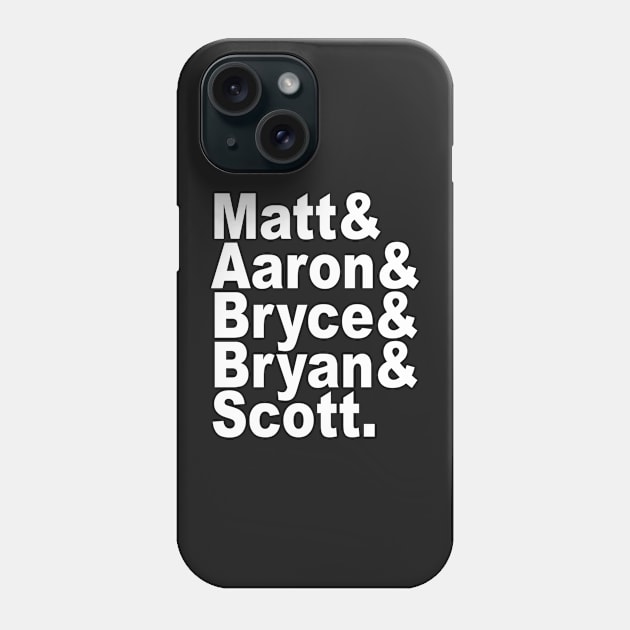 The National - Band Names Phone Case by TheN