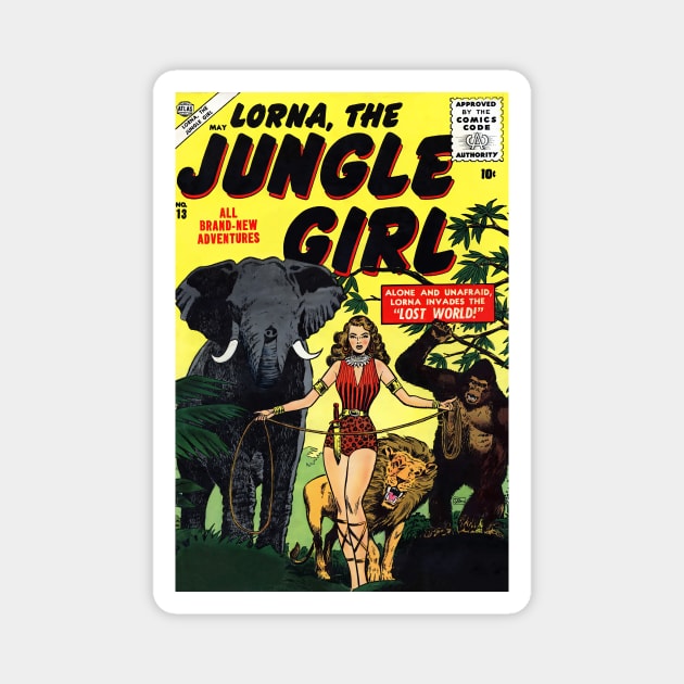 Lorna, the Jungle Girl no. 13 Magnet by Doc Multiverse Designs