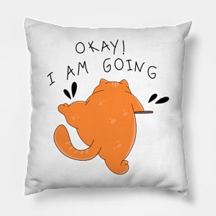 Okay! I am going. Pillow