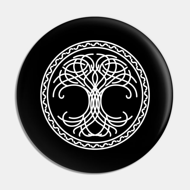 Nordic Celtic Tree Of Life Pin by wbdesignz