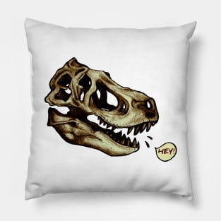 Offended t-rex Pillow