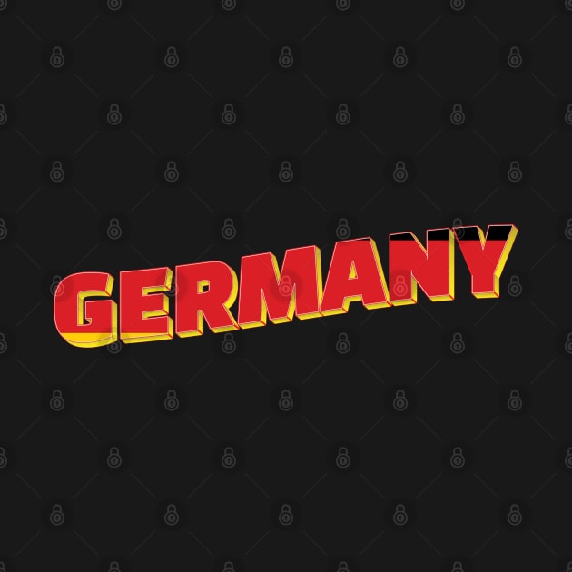 Germany Vintage style retro souvenir by DesignerPropo