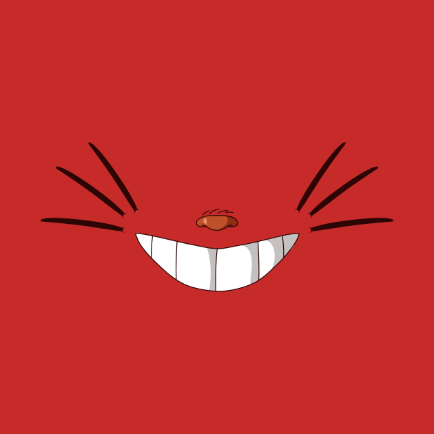 Smile cat face mask by walterorlandi