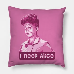 I Need Alice Pillow