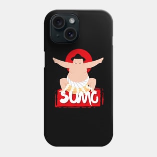 Sumo Showdown: Cartoon Sumo Wrestler Phone Case