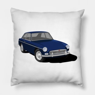 MGB GT Design -Navy Pillow