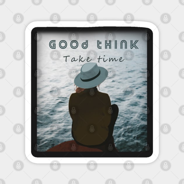 Good Think TakeTime Magnet by iconking