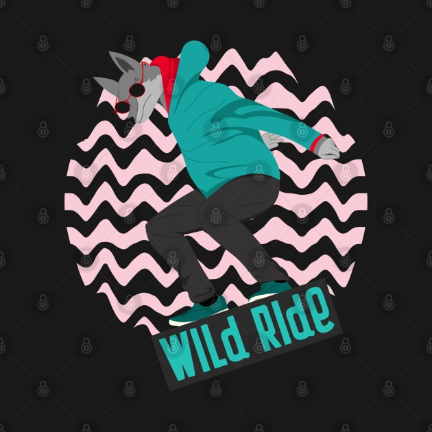 Wild Ride, snowboarding, snowboarder. by Style Conscious