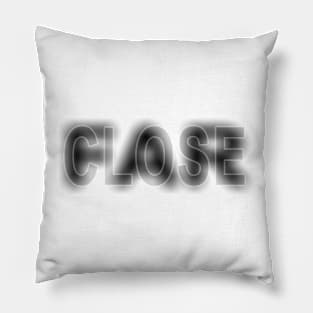 Close Far Optical Illusion Pillow