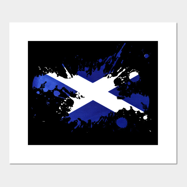 Scotland Flag Scotland Poster Und Kunst Teepublic De