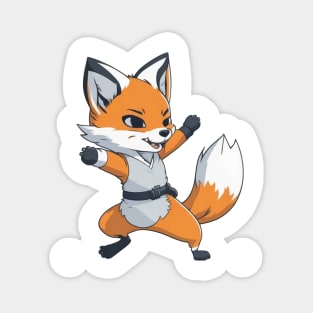 kung fu fox Magnet