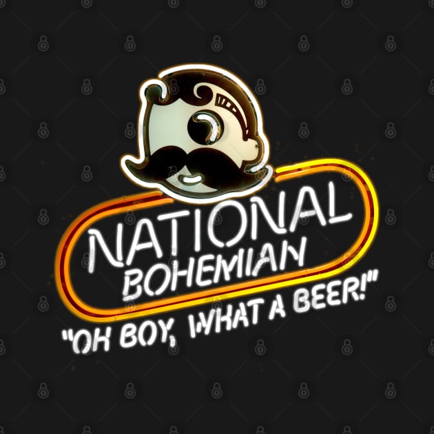 National Bohemian Brewery Neon Sign by Alema Art