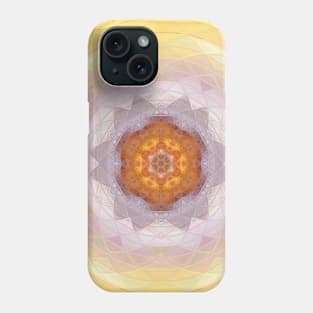 Yellow Mandala Design Desert Phone Case