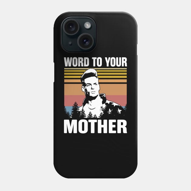 Vanilla Ice Word To Your Mother Vintage 2 Phone Case by fancyjan