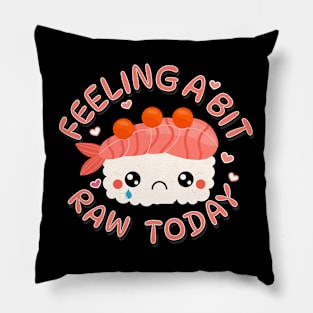 Funny Sushi Punny Design Pillow