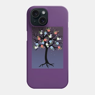 Trees and Flowers Phone Case