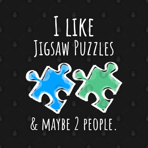 Jigsaw puzzles introvert by Mey Designs