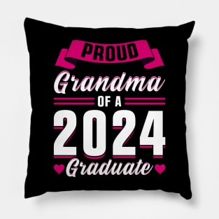 Proud Grandma of a 2024 Graduate Pillow