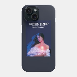 And in the darkness, Hearts aglow Phone Case