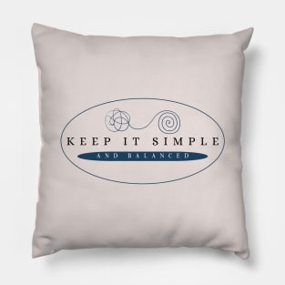 Simple and Balanced Thoughts Pillow