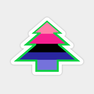 Omnisexual/Omniromantic Pride: Christmas Tree Magnet