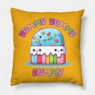 Yummy, Yummy, Yummy Kawaii Ice Cream Bar Pillow