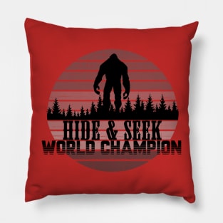 Bigfoot Hide and Seek World Champion Pillow