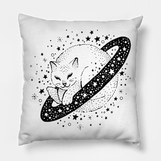 Saturn Cat Pillow