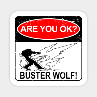 Beware of Buster Wolf Magnet