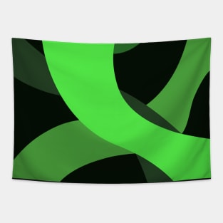 Wavy Line Pattern - Glowstick Tapestry