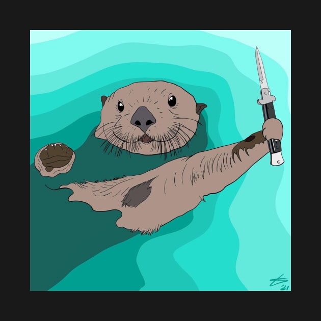 Beware the Treaterous Otter! by larsbeelzebubart