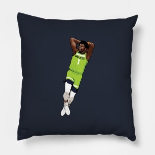 Anthony Edwards Vector Dunk Pillow