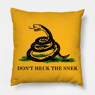 Don't Heck The Snek Pillow