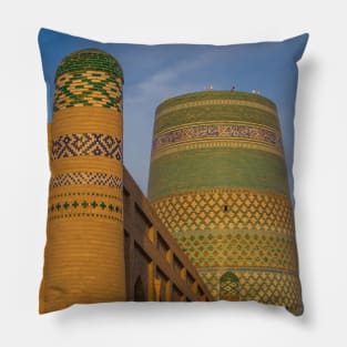 Uzbekistan. Khiva. Kalta Minor Minaret. Pillow