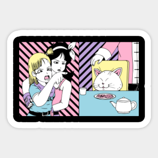 Meme Cat Stickers Teepublic