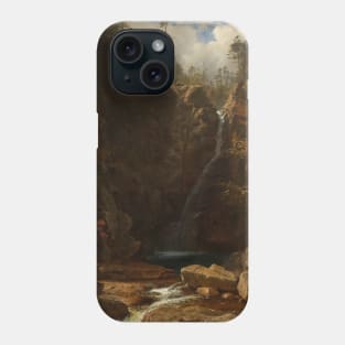 Glen Ellis Falls by Albert Bierstadt Phone Case