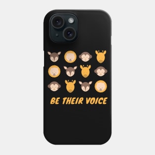 Be Their Voice Peace Love Phone Case
