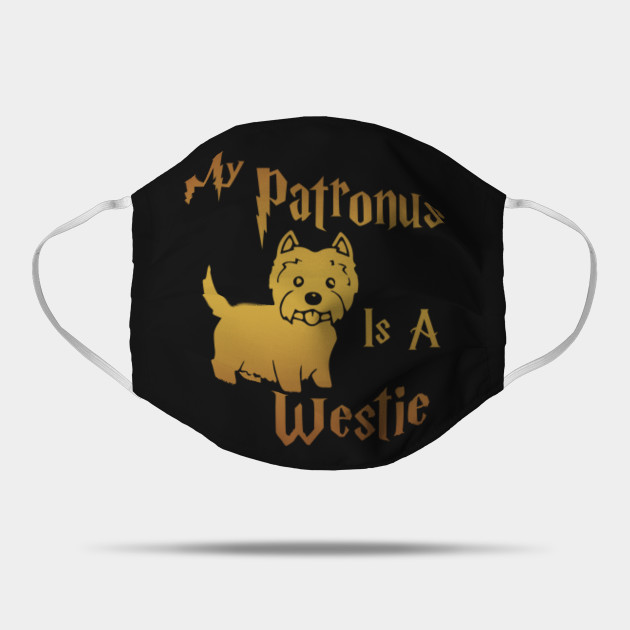 My Patronus Is A Westie Westie Mask Teepublic Uk