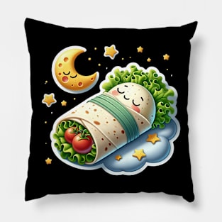 Adorable Sleeping Baby Taco Pillow