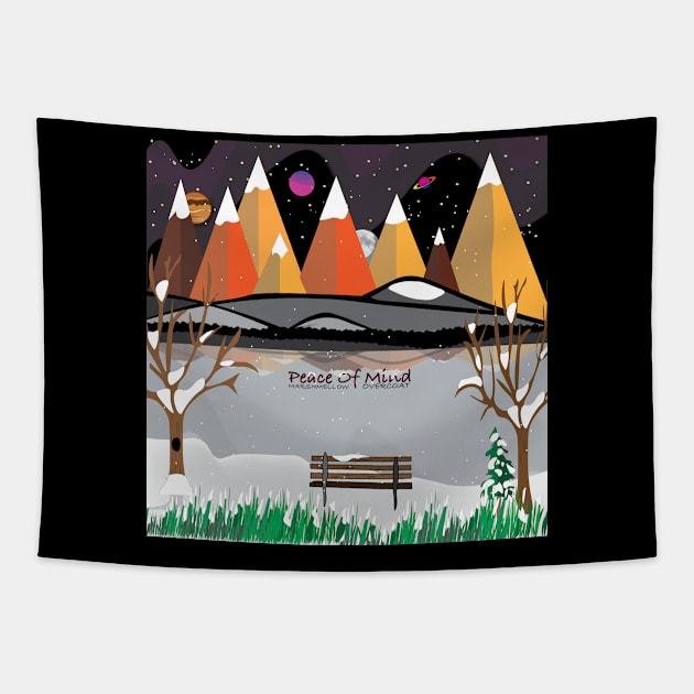 Peace of Mind Tapestry by Marshmellow Overcoat Store