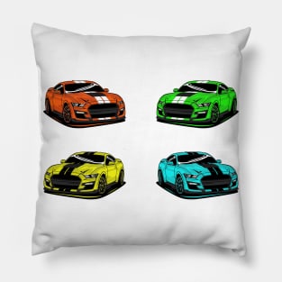 X4 Mustang Shelby GT500 Pillow