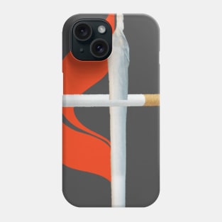 Cross-Faded Fire Phone Case