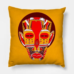 Orad African Mask No 3 Pillow