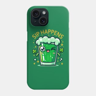 Lucky Brew Smile - St. Paddy's Day Beer Mug Phone Case