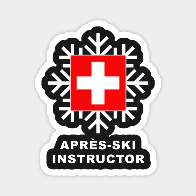 Apres Ski Instructor Magnet by AntiqueImages