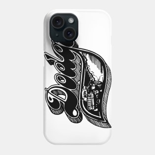 Vintage Dodge Pick-Up Art (Black) Phone Case